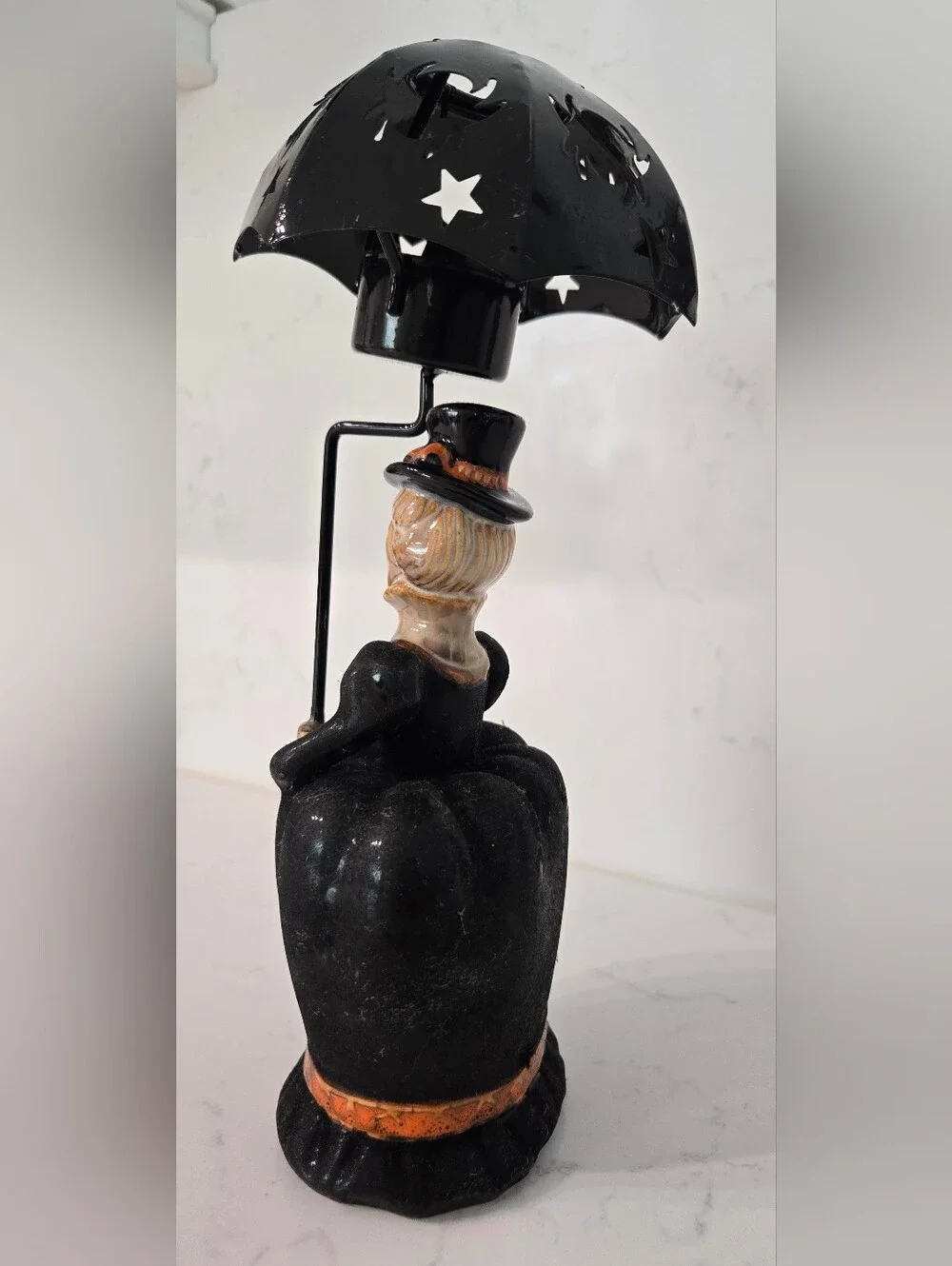Yankee Candle Boney Bunch Aunt Hilda Tealight Umbrella - Rare 2009